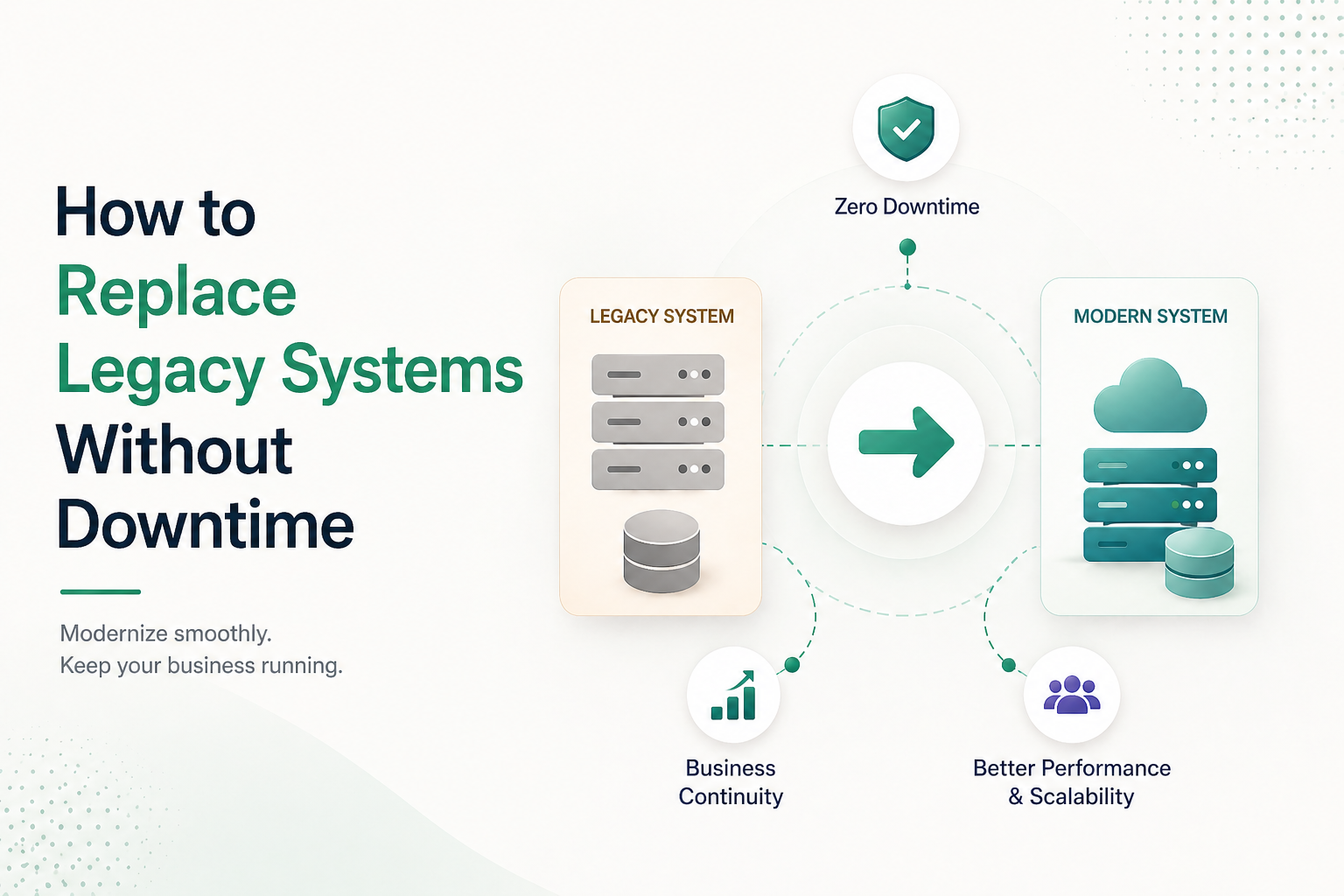 How to Replace Legacy Systems Without Downtime