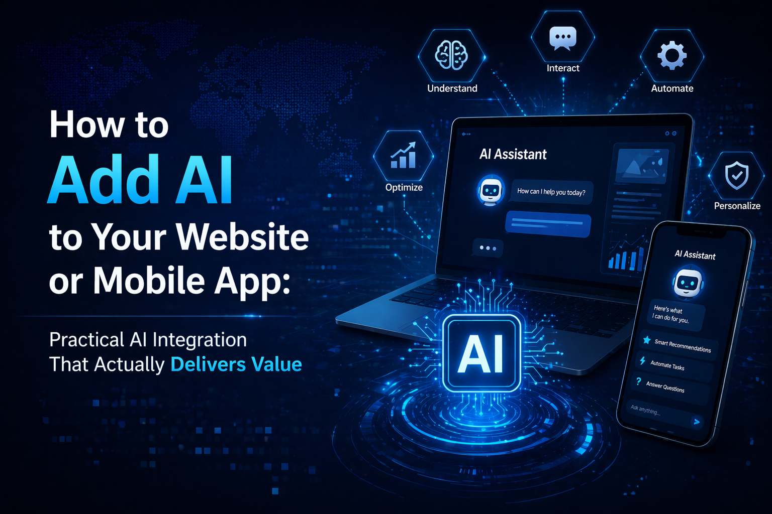 how to add ai to your website
