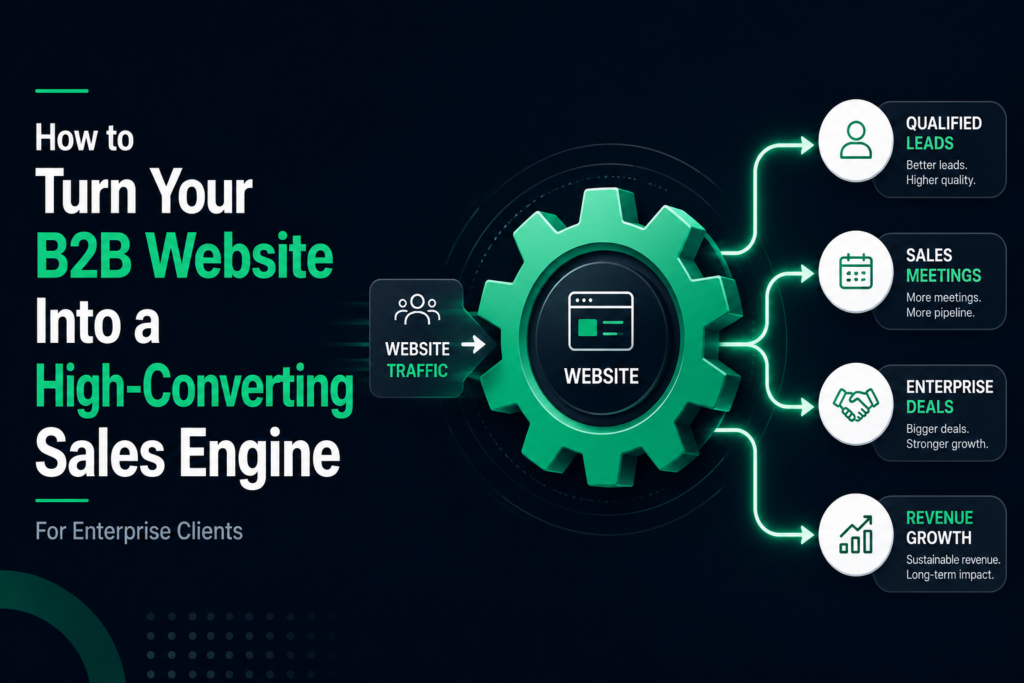 How to Turn Your B2B Website Into a High-Converting Sales Engine for Enterprise Clients
