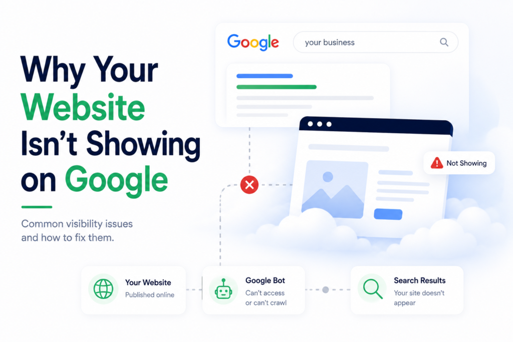 Why Your Website Isn't Showing on Google